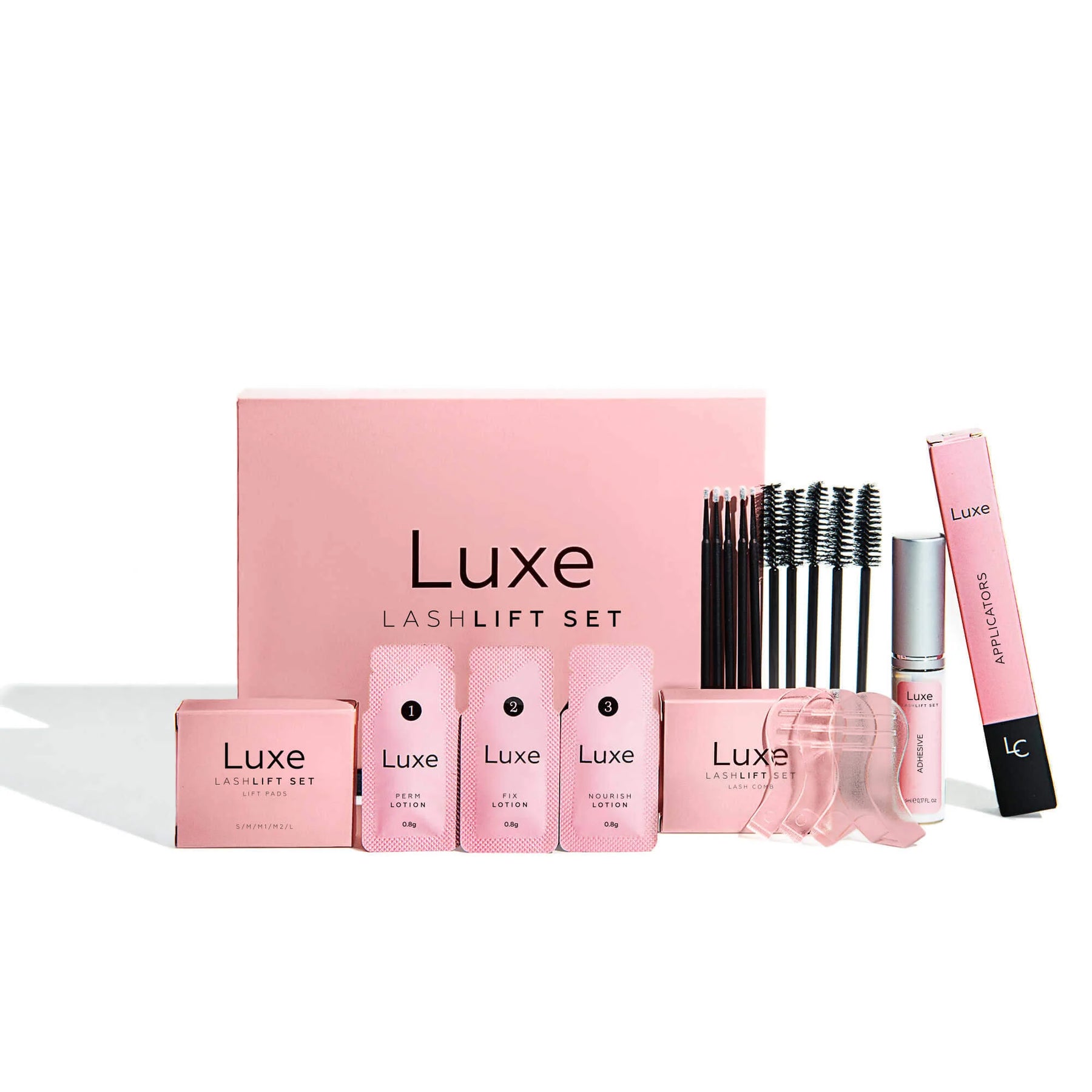 مجموعة Luxe Lashlift + مجموعة تصفيح الحواجب مجانًا (اشتري 1 واحصل على 1 مجانًا)